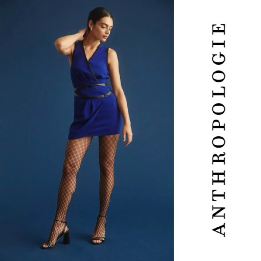 Anthropologie Maeve V-Neck Mini Dress